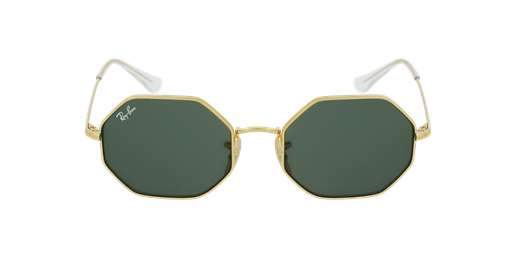 LUNETTES DE SOLEIL RJ9549S OCTAGON doré Vue de face