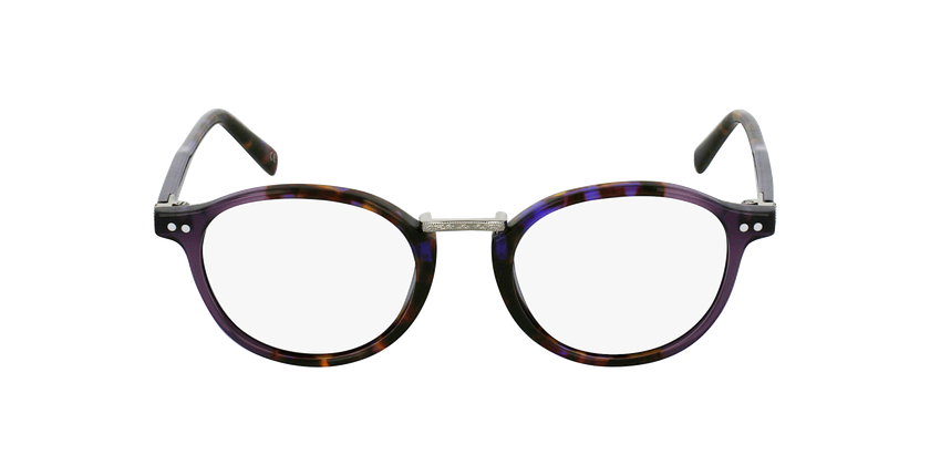 LUNETTES DE VUE BRAHMS écaille/violet - Vue de face