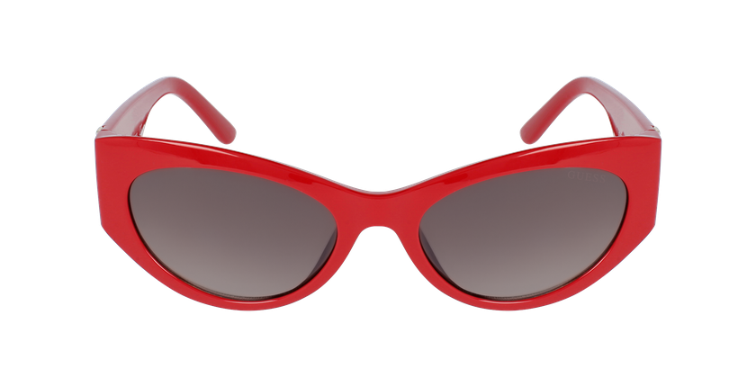 LUNETTES DE SOLEIL femme GU7624 rouge - Vue de face
