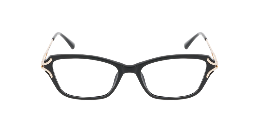 Lunettes de vue femme ELISE noir - Vue de face