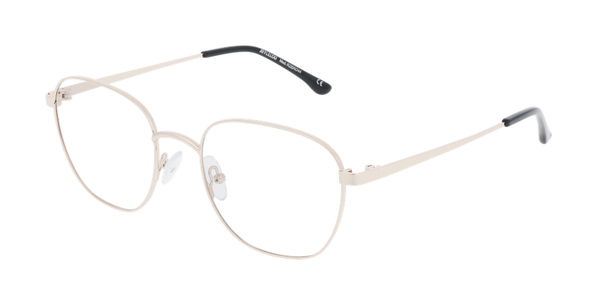 Lunettes de vue homme RZERO44 dorée - Vue de face