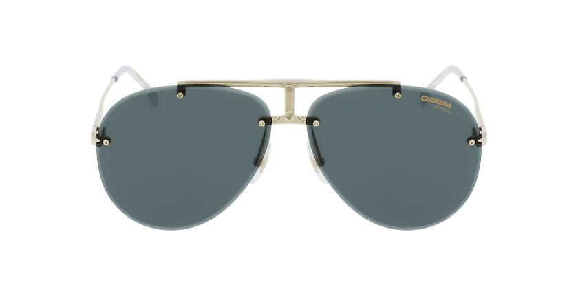 LUNETTES DE SOLEIL 1032S doré/vert - Vue de face