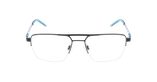 Lunettes de vue homme MAGIC275 noir/bleu - Vue de face