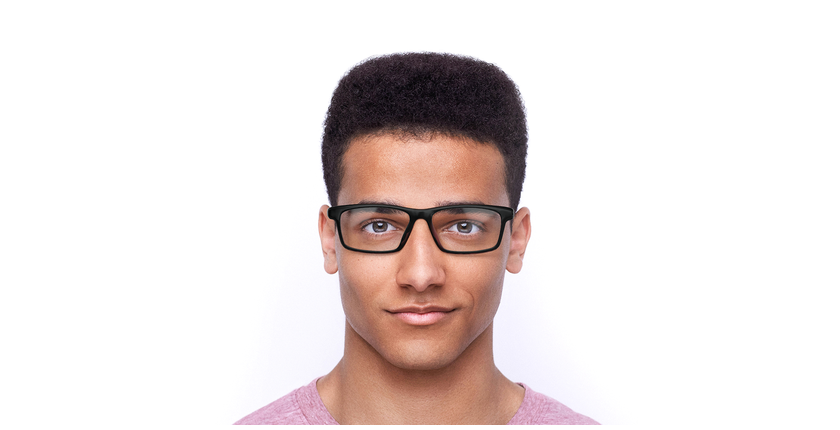 LUNETTES DE VUE homme MAGIC 62 noir/rouge - Vue de face