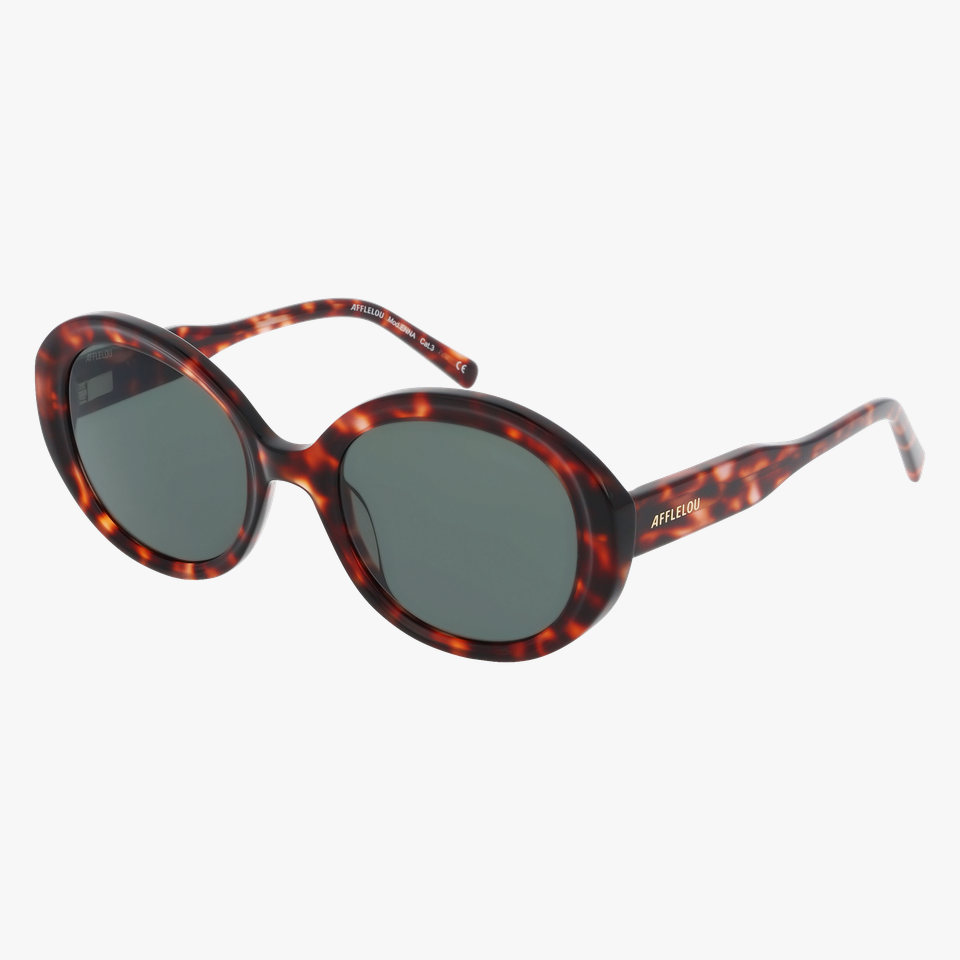 Lunettes de soleil femme ENNA écaille - Vue de face