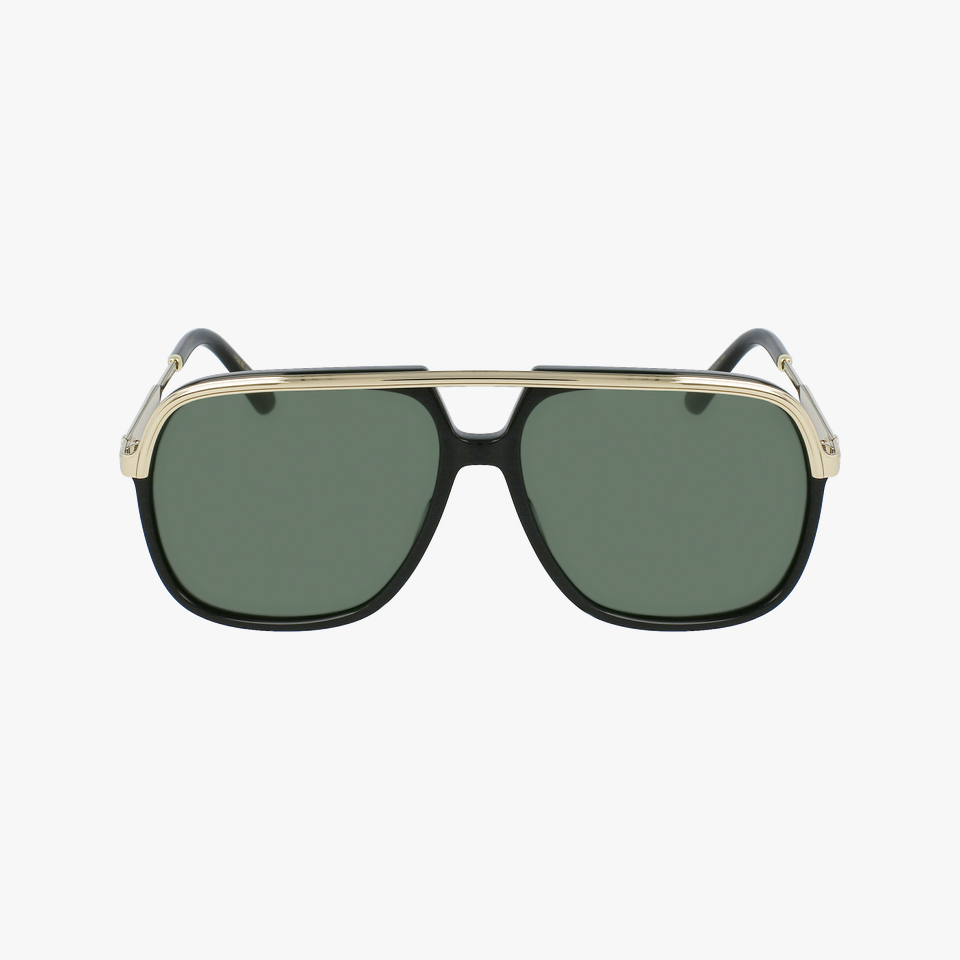 Lunettes de soleil GG0200S dorée - Vue de face