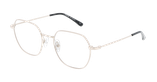Lunettes de vue femme RZERO50 dorée - Vue de face