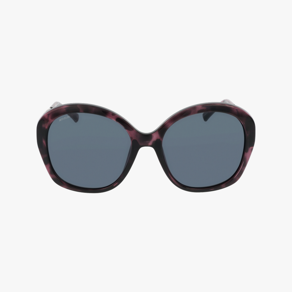 Lunettes de soleil femme NEIVA écaille/rose - Vue de face