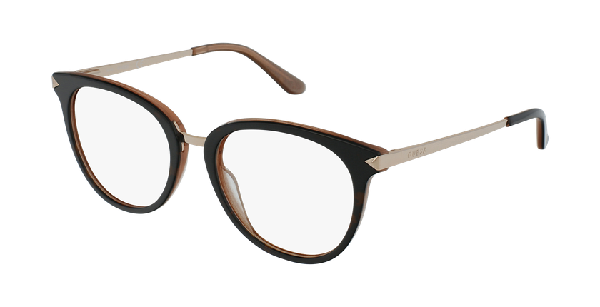 Lunettes de vue femme GU2753 écaille - Vue de 3/4