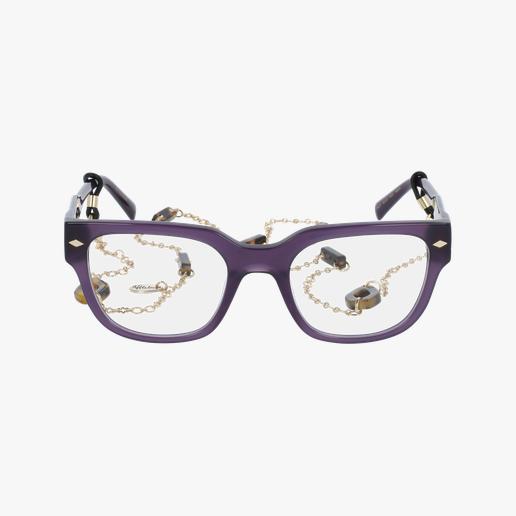 LUNETTES DE VUE femme AUDACIEUSE violet Vue de face