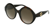 LUNETTES DE SOLEIL femme GG0797S noir - vue de 3/4