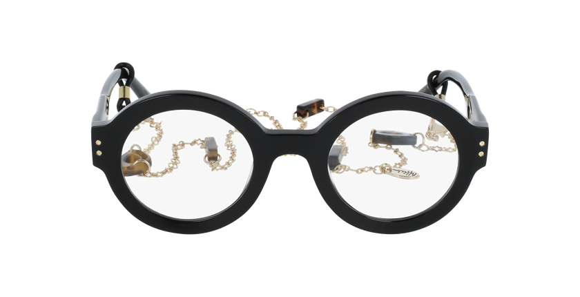 LUNETTES DE VUE femme PERSPICACE noir - Vue de face