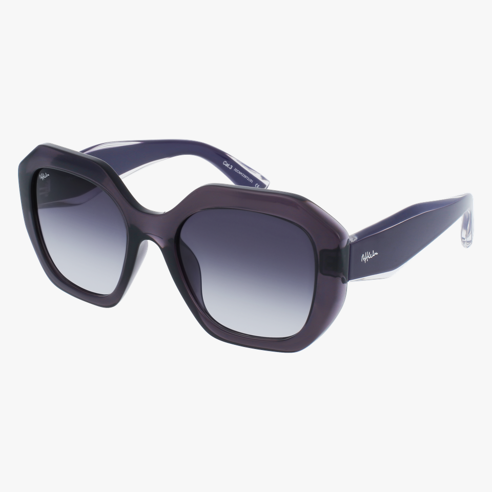 Lunettes de soleil femme NAIFARU violet - Vue de face