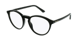 Lunettes de vue femme MONTAIGNE53 noir/bleu - Vue de 3/4
