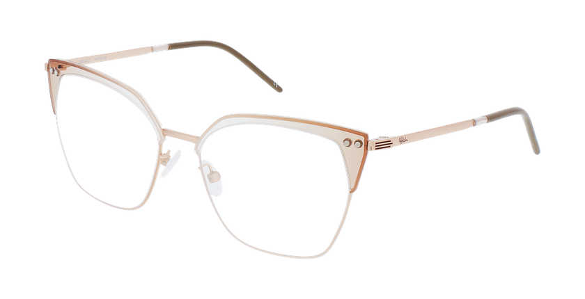LUNETTES DE VUE femme MAGIC 201 beige/marron - Vue de face