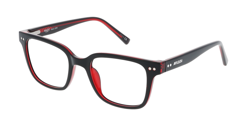 Lunettes de vue enfant LENI noir - Vue de face