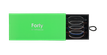 LUNETTES DE VUE FORTY COFFRET 02 vert - Vue de face