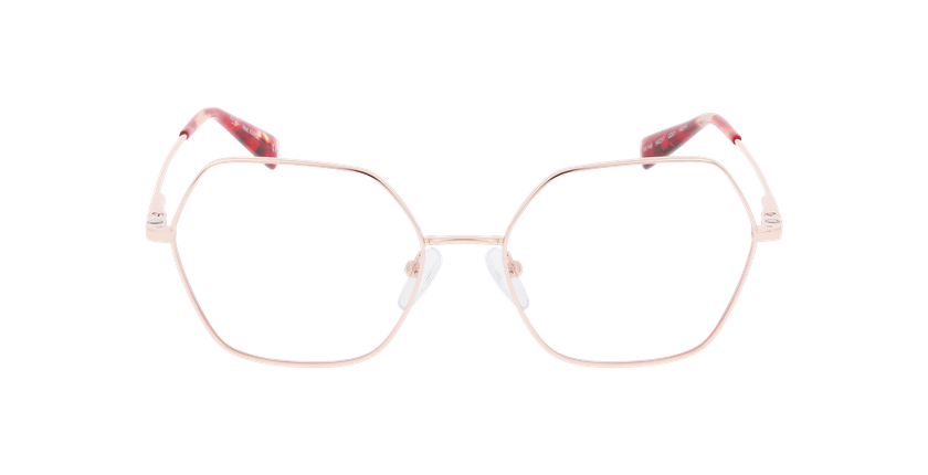 Lunettes de vue femme KIARA dorée - Vue de face