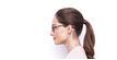 LUNETTES DE SOLEIL femme 0BA5004S NODO 52GD noir - Vue de côté