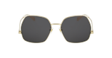 LUNETTES DE SOLEIL femme GG0972S doré - Vue de face