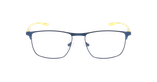 Lunettes de vue homme MAGIC241 bleu/jaune - Vue de face