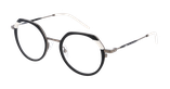 Lunettes de vue femme MAGIC223 noir/blanc - Vue de face