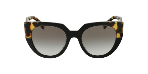 LUNETTES DE SOLEIL femme 0PR 14WS noir/écaille foncé Vue de face