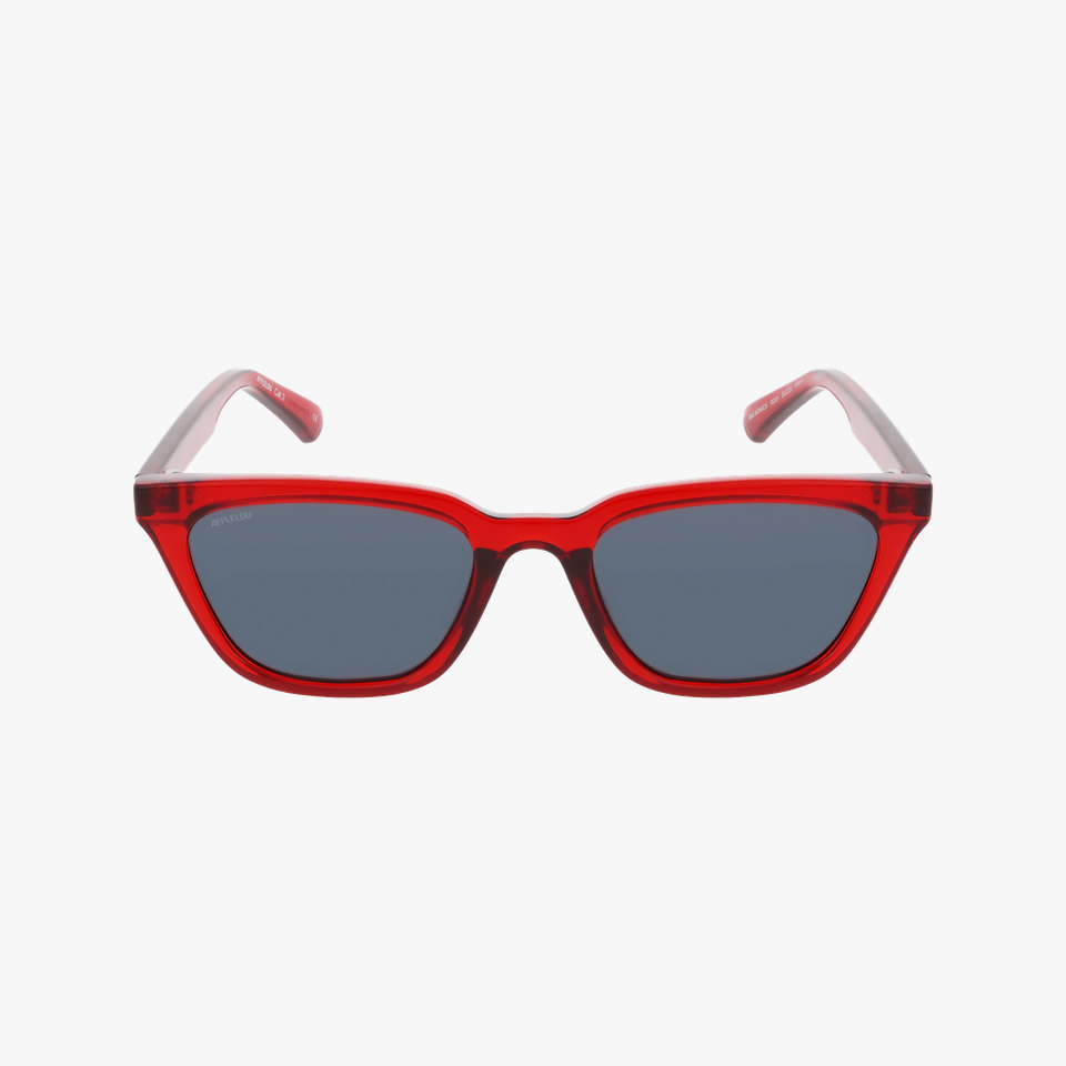 Lunettes de soleil femme MONICA rouge - Vue de face