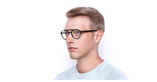 Lunettes de vue homme MAGIC209 bleu - Vue de face