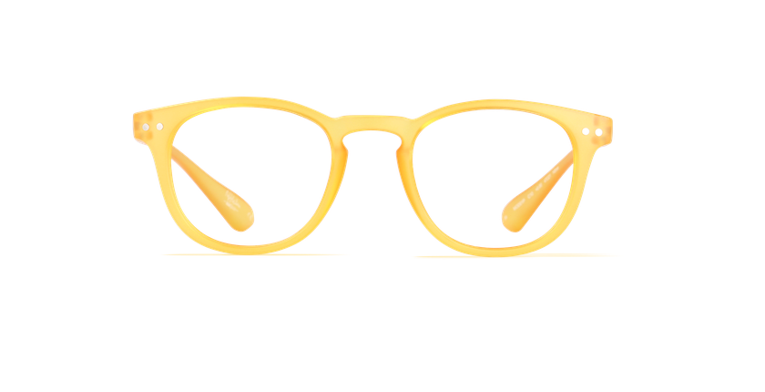 LUNETTES DE VUE BLUE BLOCK MIXTE jaune - Vue de face