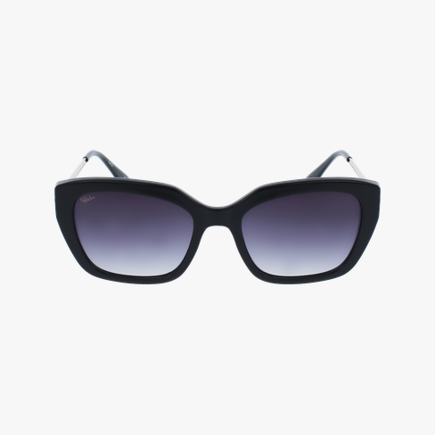 Lunettes de soleil femme MINA noir/dorée Vue de face