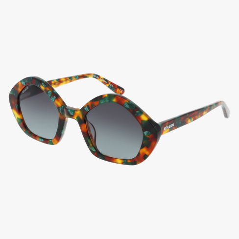 Lunettes de soleil femme FORMA écaille/vert