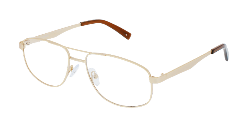 LUNETTES DE VUE homme RZERO 31 doré - Vue de face