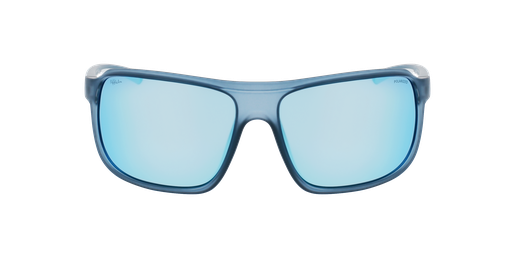 LUNETTES DE SOLEIL homme MASON bleu foncé mat/blanc Vue de face