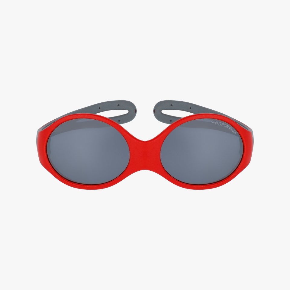 Lunettes de soleil enfant LOOP L rouge - Vue de face