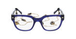 Lunettes de vue femme CARACTÈRES AUDACIEUSE bleu - Vue de face