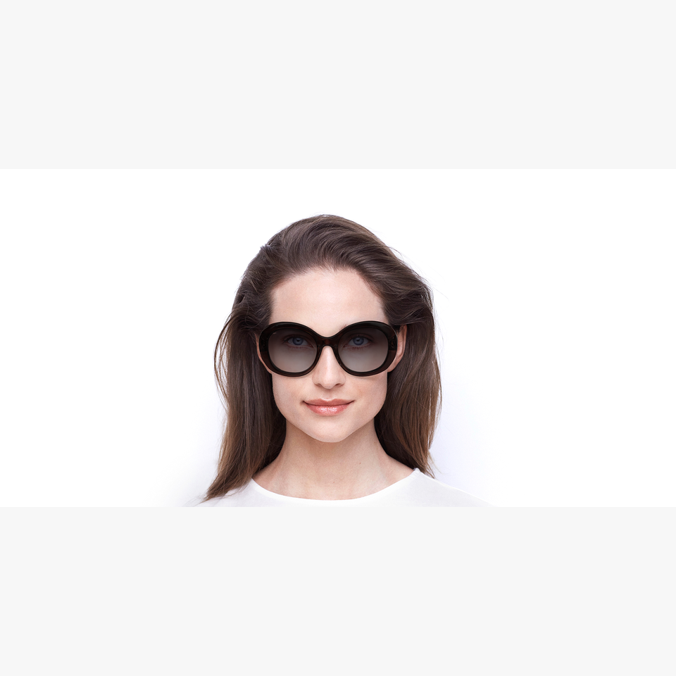 Lunettes de soleil femme VITA écaille - Vue de face