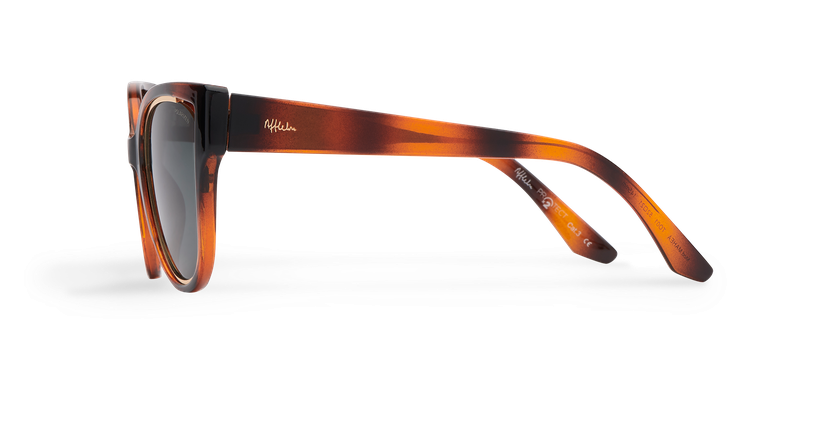 LUNETTES DE SOLEIL femme MAHEA POLARIZED écaille/doré - Vue de côté