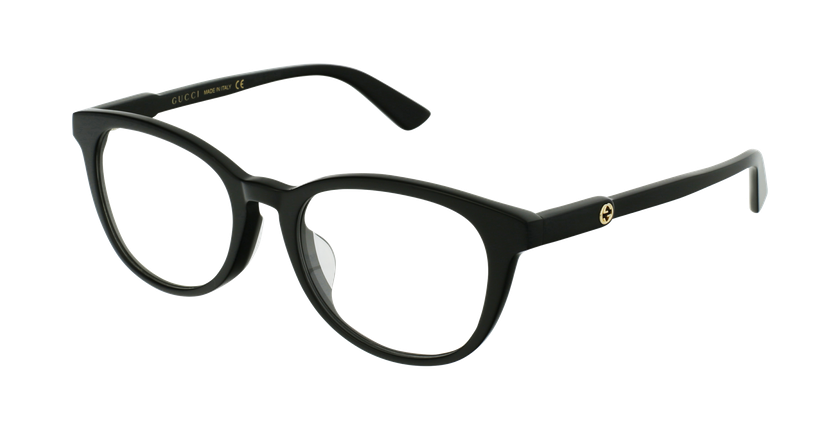 LUNETTES DE VUE femme GG0866OA noir - vue de 3/4
