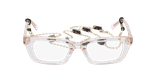Lunettes de vue femme CARACTÈRES CRÉATIVE rose - Vue de face