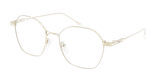 Lunettes de vue femme MAGIC 171 dorée - Vue de face