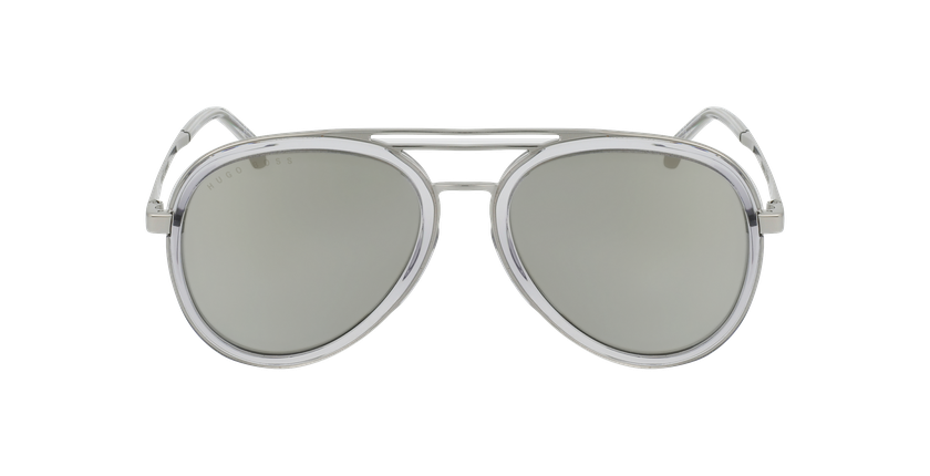 LUNETTES DE SOLEIL homme BOSS1254S gris/gris - Vue de face