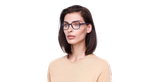 Lunettes de vue femme RZERO43 violet - Vue de face