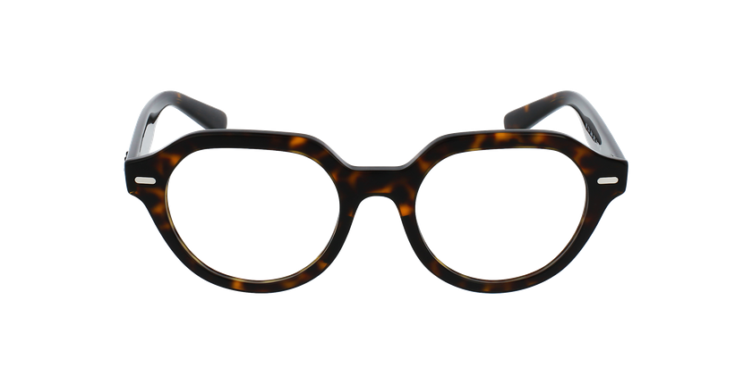 Lunettes de vue GINA RX7214 écaille marron - Vue de face