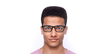 LUNETTES DE VUE homme MAGIC 62 noir/rouge - Vue de face