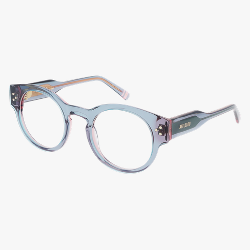 Lunettes de vue femme CARACTÈRES FIDÈLE bleu/violet