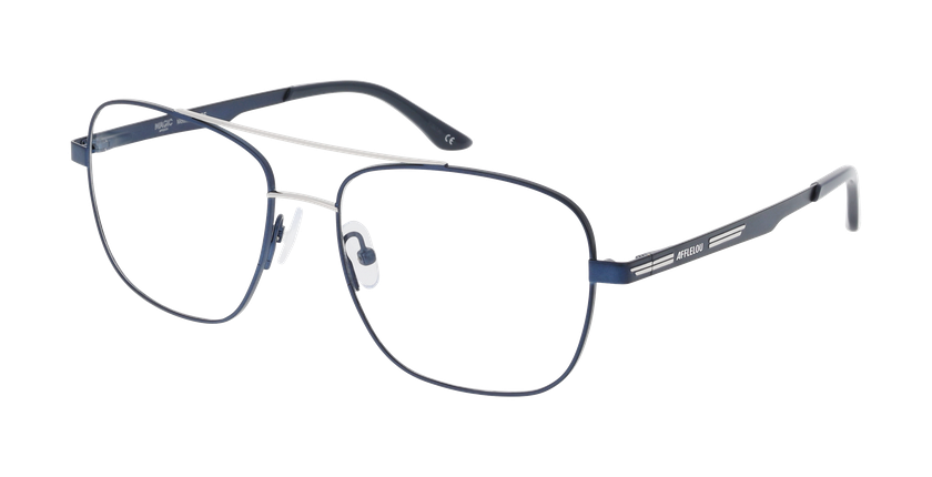 Lunettes de vue homme HILAIRE bleu - Vue de face