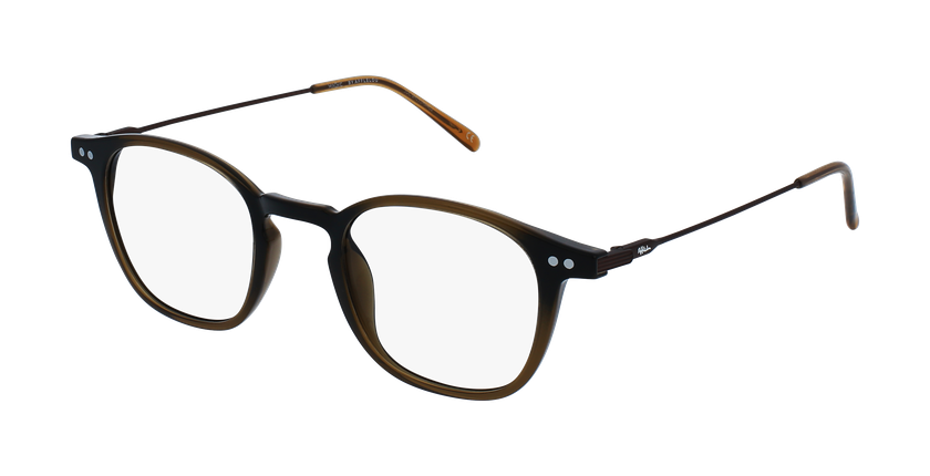 Lunettes de vue homme MAGIC 141 marron/vert - Vue de face