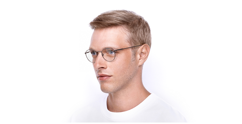 LUNETTES DE VUE homme L2246 gris - vue de 3/4