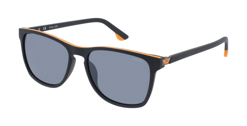LUNETTES DE SOLEIL homme SPL963 noir - Vue de face